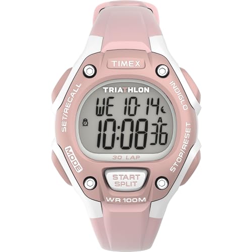 Unisex Triathlon Classic 30 Lap and Ironman Triathlon Transit 33mm Resin Strap Timex comparison guide