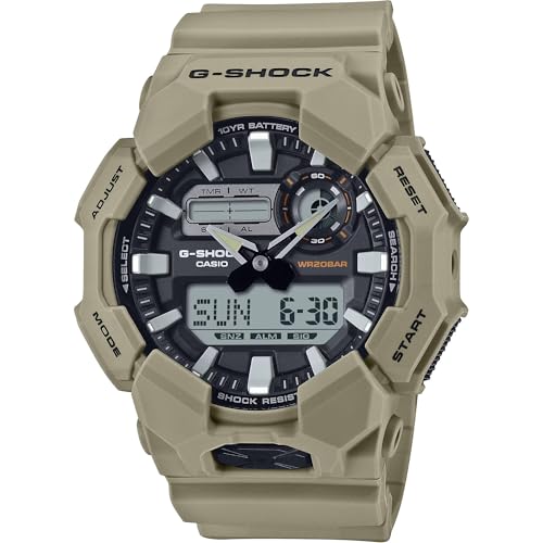 GA010-5A shown for G-Shock GA010-5A vs GA-700UC-5ACR: 10-Year Beige or Matte Tan?