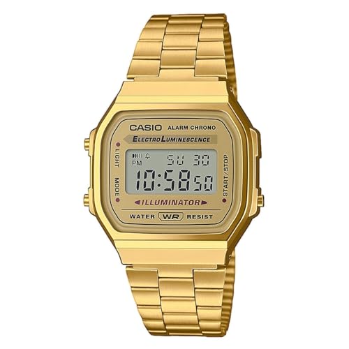 A168WG9UR shown for Casio A168WG9UR vs A168WG-9WDF: Which Gold Vintage Listing?