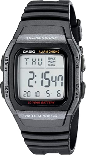 W96H and W-217H comparison guide for Casio watch shoppers