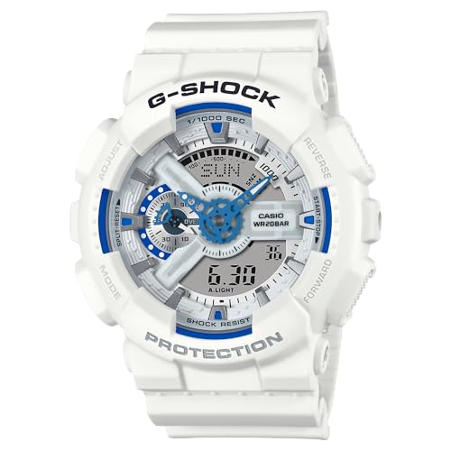 GA110HDS-7A shown for G-Shock GA110HDS-7A vs GA2100HDS-7A: Round or Octagonal Hidden Glow?