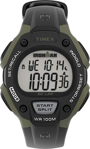 Timex Ironman Classic 30 Green vs Gray 38mm — verified Timex catalog comparison image