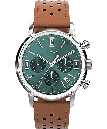Timex Marlin 40mm vs Automatic 1983 E Line 34mm — Timex comparison guide using a verified catalog image.