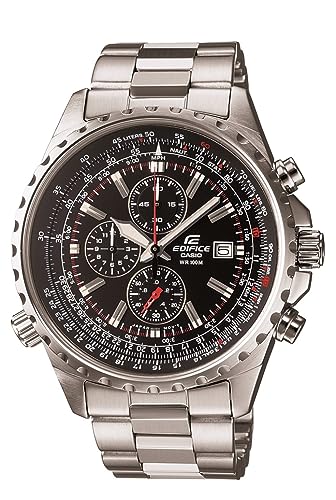 EF527D-1AV shown for Casio EF527D-1AV Edifice Buying Guide: Steel Chronograph and Slide-Rule Bezel