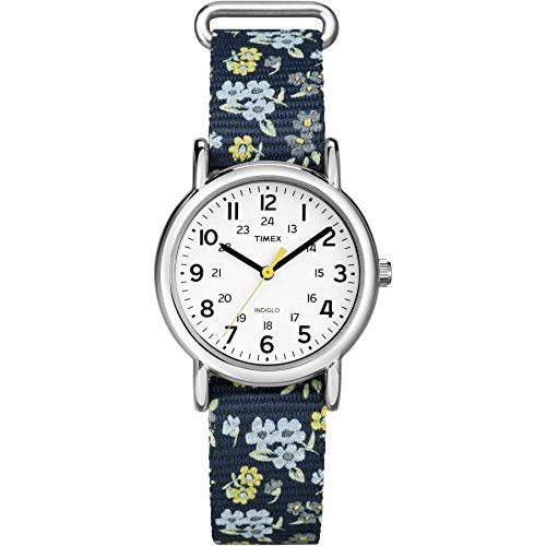 Timex Weekender 31mm Floral vs 38mm Classic — Timex comparison guide using a verified catalog image.