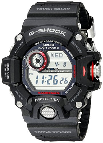 GW-9400-1CR shown for G-Shock GW-9400-1CR Rangeman Buying Guide: Solar Triple-Sensor Digital