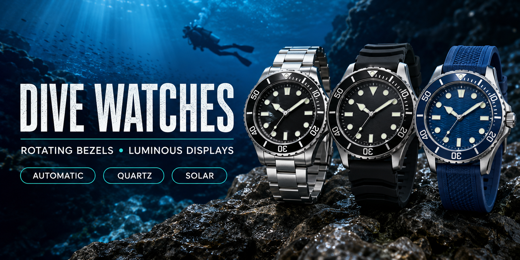 Best Dive Watches Under $500 — illustrated guide to dive watches.
