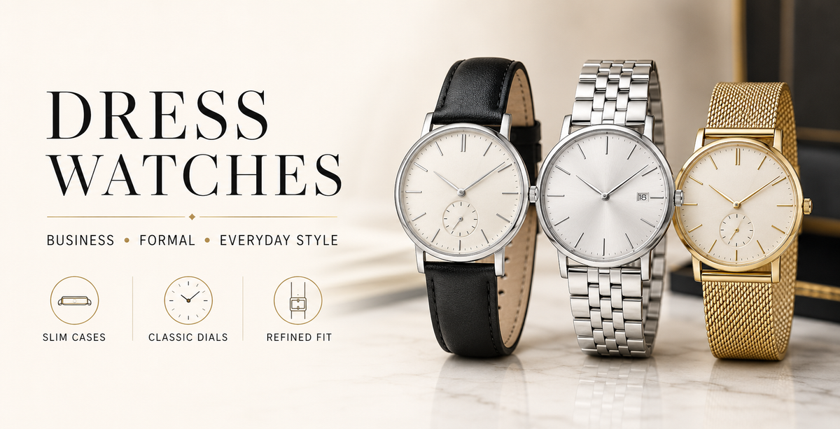 Best Dress Watches Under $500 — illustrated guide to dress watches.