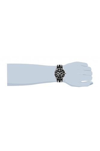 Invicta Men's 6977 Pro Diver Collection Stainless Steel Watch, Blue Dial Black Polyurethane Watch