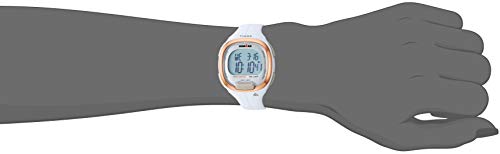 Timex Women's Ironman Triathlon Transit 33mm Resin Strap Watch – Rose Gold Top-Ring & White Resin Strap