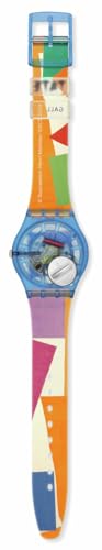 Swatch Gent Unisex Watch Casual Bioceramic Blue Quartz Waterproof Matisse's Snail