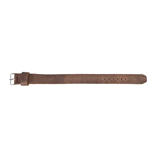 Hide & Drink, Wristwatch Strap Replacement (20mm) Handmade from Full Grain Leather (Bourbon Brown)