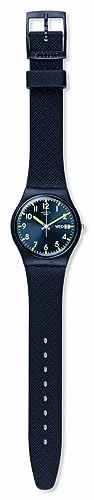 Swatch Gent Biosourced Unisex Watch Casual Plastic Blue Quartz Waterproof Sir Blue