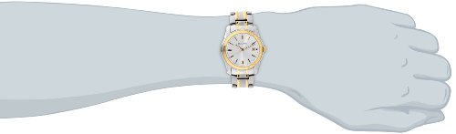 Bulova Men's Classic Two-Tone Stainless Steel 3-Hand Date Quartz Watch, 38mm Style: 98H18