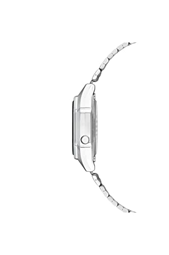 Casio Ladies Mid-Size Silver Tone Digital Retro Watch LA-680WA-1DF