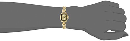 Bulova Ladies' Classic Dress Mini 2-Hand Quartz Watch, Stainless Steel, Arabic Markers, Gold Tone