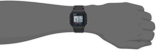 Casio W-217H Series | Digital Watch | Easy Reader Large Display | LED Backlight | 1/100-Second Stopwatch | Daily Alarm | 7-Year Battery | 50M Water Resistant