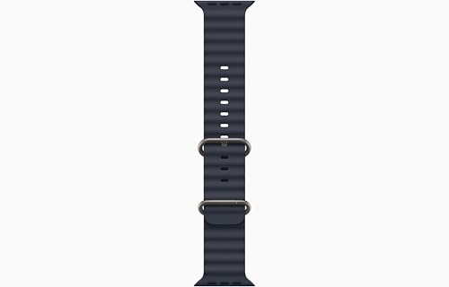 Apple Watch Ultra 2 [GPS + Cellular, 49mm] - Titanium Case with Blue Ocean Band, One Size (Renewed)