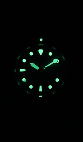 RATIO FreeDiver Sapphire Crystal Diver Watch Japanese Automatic Movement Dive Watch 200m Water Resistant Diving Watch (Ice Blue)