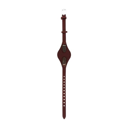 Fossil Watch straps for women, 8 mm, brown leather, original replacement strap for ES3060