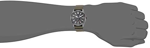 Orient Men's Stainless Steel Japanese Automatic Sport Watch with Nylon Strap, Green, 21.7 (Model: RA-AK0403N10A), Gray