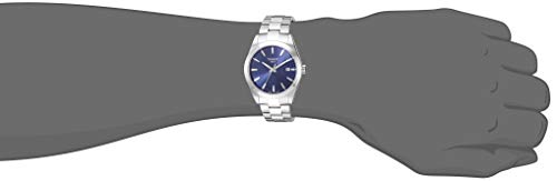 Tissot mens Gentleman Stainless Steel Dress Watch Grey T1274101104100