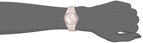 Swatch Gent Unisex Watch Casual Polymer Pink Quartz Waterproof Pinkbaya