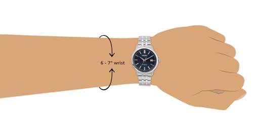 Seiko SRPH92K1 Men's Analogue Automatic Watch with Stainless Steel Strap, Silber & Blau, Bracelet