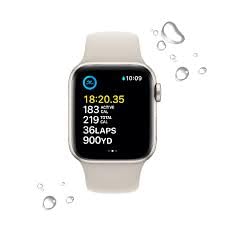 Apple Watch SE (3nd Gen) (GPS, 40mm) - Starlight Aluminum Case with Starlight Sport Band, S/M (Renewed)