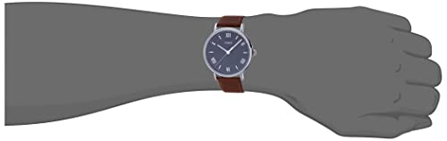 Timex Men's TW2R63900 Southview 41mm Tan/Silver-Tone/Blue Leather Strap Watch