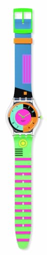 Swatch Skin Classic Biosourced Unisex Watch Casual Polymer Multicolor Quartz Waterproof Swatch Neon Hot Racer