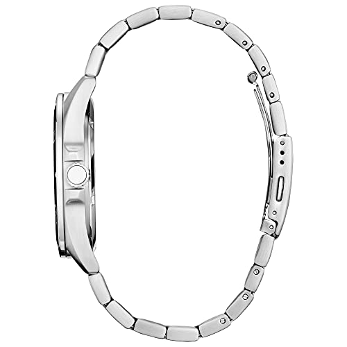 CITIZEN Quartz Men's Watch, Stainless Steel, Classic, Silver-Tone