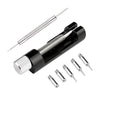 Watch Link Removal Kit, Tools to Adjust and Remove Bracelets，Pin Remover for Sizing Strap，Watch Band Adjustment Tool Kit with Extra Replacement (Black)