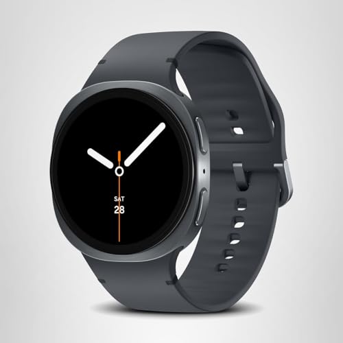Samsung Galaxy Watch 8 | 40mm | AI Smartwatch w/ 1.34" AMOLED, Wear OS 6, Wi-Fi, Bluetooth, Heart Rate, GPS Fitness Tracker | IP68, MIL-STD-810H | International Model L320 | w/Fast Charger, Graphite