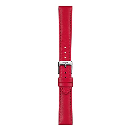 Tissot Womens Bella Ora 316L Stainless Steel case Quartz Watch, Red, Leather, 16 (T1032101603100)
