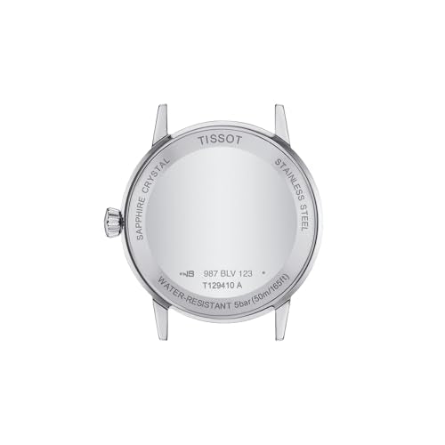 Tissot mens Classic Dream Stainless Steel Dress Watch Grey T1294101105300