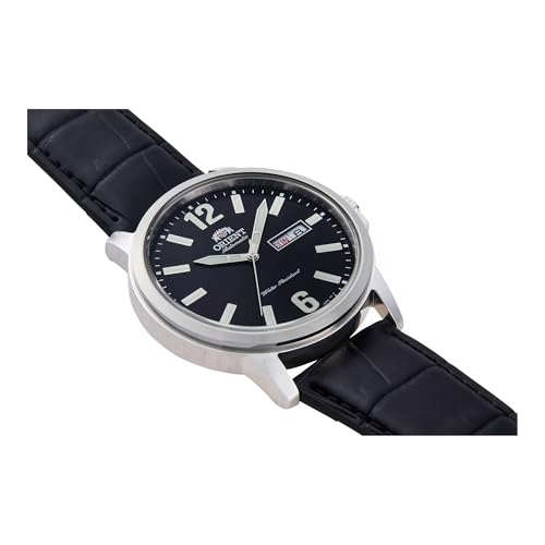 Orient Contemporary Conmuter Men's Automatic Manual Winding Casual Watch AA0C, Black, Casual