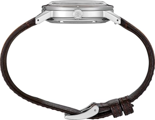 SEIKO SRPL75 Watch for Men - Presage Collection - Champagne Gold Dial with Date Calendar, 50M Water Resistance, Screw See-Through Caseback, 39.5mm Case Diameter