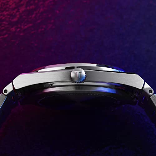 Tissot mens PRX 316L stainless steel case Dress Watch Grey T1374101103100