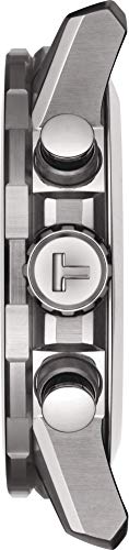 Tissot Men's Supersport Chro Qua 316L Stainless Steel case Swiss Quartz Leather Strap, Brown, 22 Casual Watch (Model: T1256171604100)