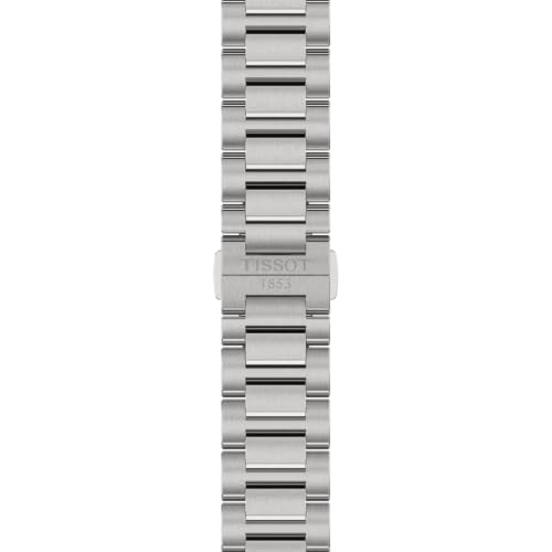Tissot PRC 100 Solar, Blue Dial, 39mm Watch for Men, Silver Stainless Steel Bracelet, Solar Quartz Movement, T1514221104100