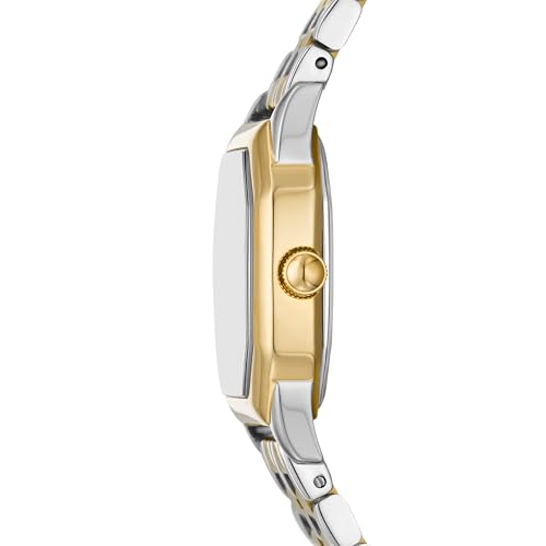 Fossil Women's Watch, Harlow Three-Hand Silver and Gold Two-Tone Stainless Steel Bracelet Watch for Women