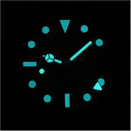 28.5mm NH34 Dial GMT Hands Set, BGW9 Blue Lume Movement Mod Parts