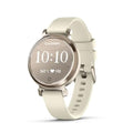 Garmin Lily 2, Small and Stylish Smartwatch, Hidden Display, Patterned Lens, Up to 5 Days Battery Life, Coconut (Renewed)