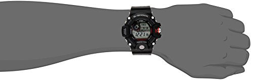 Casio Men's GW-9400-1CR Master of G Stainless Steel Solar Watch, Black (GW9400-1CR)