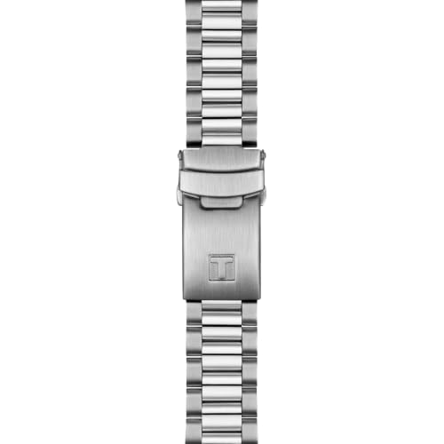 Tissot PR516 40mm, Swiss Quartz Chronograph Watch for Men, Stainless Steel Case, White Dial, T1494171101100