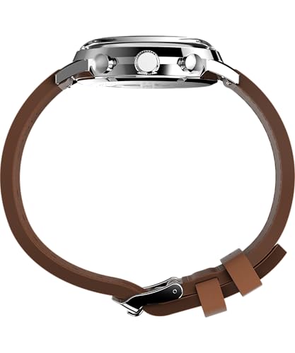 Timex Men's Marlin 40mm Watch - Brown Strap Green Dial Stainless Steel Case