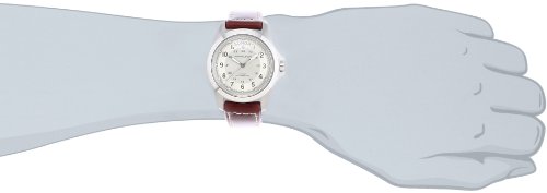 Hamilton Khaki Field King Automatic Men's Watch, 40mm Stainless Steel Case, Swiss Made, Beige Dial Analog Wrist Watch for Men, 50m Waterproof, Sapphire Crystal, Cow Leather Strap
