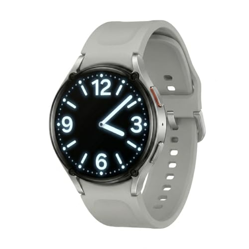Samsung Galaxy Watch 7 (44mm) AI Smartwatch w/ 1.5" AMOLED, Wear OS 5, Wi-Fi, Bluetooth, Heart Rate, Sleep Apnea & GPS Fitness Tracker, International Model L310 (w/Fast Charger, Silver)
