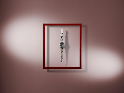Swatch New Gent Unisex Casual Watch Polymer Transparent Quartz Water Resistant POLLOCK'S Alchemy